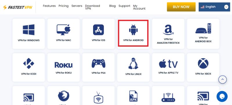 Chọn file Android